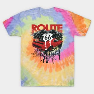 Route 66;; The Endless Highway......,,,,,.....,,,,,,.....,,,,,,....!!! T-Shirt